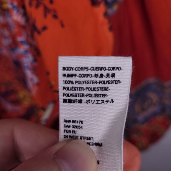 Free People Top Small Colorful Floral Positano Off Shoulder - Picture 10 of 11